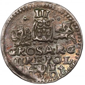 Zygmunt III Waza, Trojak Lublin 1601 - błąd A•R•G