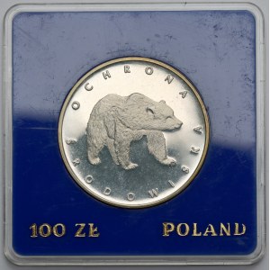 100 złotych 1983 Niedźwiedź