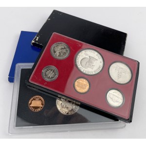 USA, Zestawy rocznikowe 1976 i 1983 (2szt)