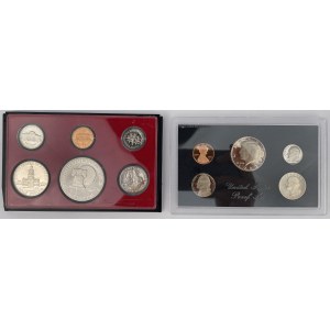 USA, Zestawy rocznikowe 1976 i 1983 (2szt)