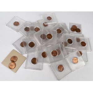 USA, Centy 1971-1992 - zestaw (32szt)