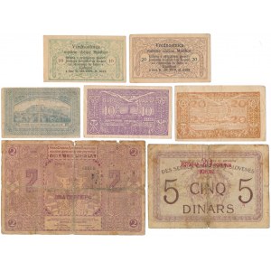 Czarnogóra, Jugosławia i Słowenia - zestaw banknotów MIX (7szt)