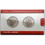 10 złotych 1959 Kopernik i 1965 Warszawa - w etui (2szt)