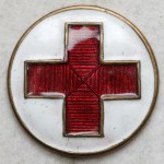 II RP / PSZnZ, Odznaka i oznaki na kołnierz - Korpus Sanitarny + Zdjęcie (4szt)
