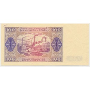 Próba kolorystyczna 100 złotych 1948
