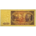 Próba kolorystyczna 100 złotych 1948