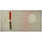 10 złotych 1928 - PRÓBA KOLORYSTYCZNA poddruku awersu