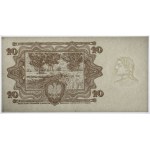 10 złotych 1928 - PRÓBA KOLORYSTYCZNA poddruku rewersu