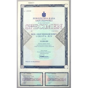 PKO Bon Oszczędnościowy, 10 mln zł - SPECIMEN