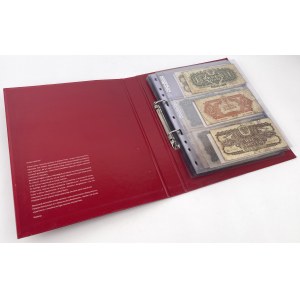 Klaser z banknotami polskimi (104szt)