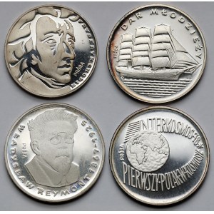 Próby SREBRO 50-500 złotych 1972-1982 - zestaw (4szt)