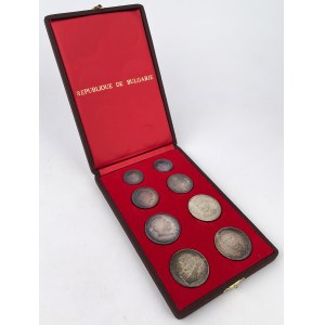 Bułgaria, 2 i 5 leva 1963-1973 - komplet w etui (8szt)