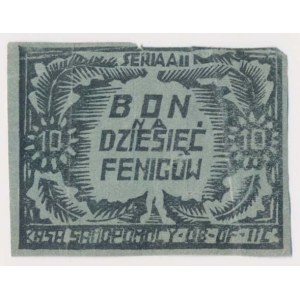 Oflag II C Woldenberg, 10 fenigów 1944 - Seria AII