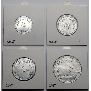 USA, Żetony wojskowe - zestaw (4szt)
