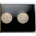 10 złotych 1964 Kazimierz Wielki - zestaw w etui 600-lecia Uniwersytetu Jagiellońskiego (2szt)