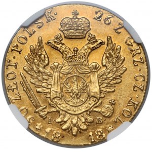 50 złotych polskich 1818 IB - niskie obrzeże