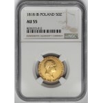 50 złotych polskich 1818 IB - niskie obrzeże