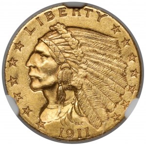 USA, 2-1/2 dolara 1911, Philadelphia