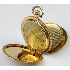 ZŁOTO, Zegarek kieszonkowy - Tavannes Watch Co