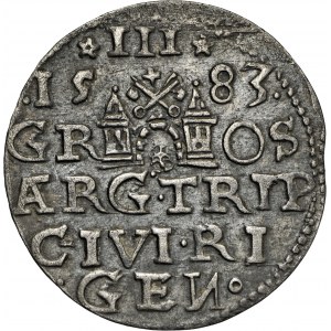 trojak, 1583, Ryga
