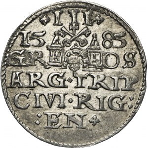 trojak, 1585, Ryga