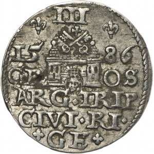 trojak, 1586, Ryga