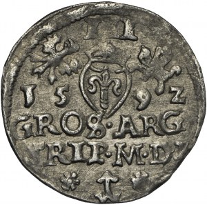 trojak, 1592, Wilno 