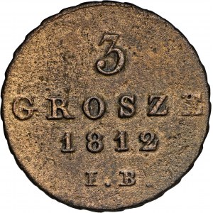 3 grosze, 1812