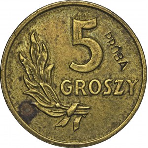 5 groszy, 1949, PRÓBA, MOSIĄDZ