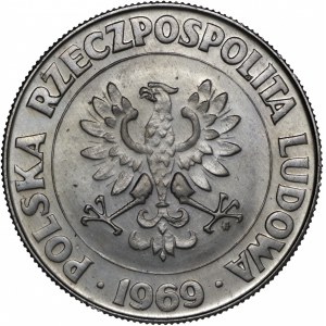 10 zł, 1969, PRÓBA, NIKIEL