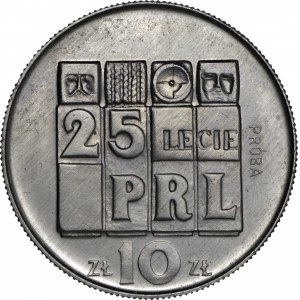 10 zł, 1969, PRÓBA, NIKIEL