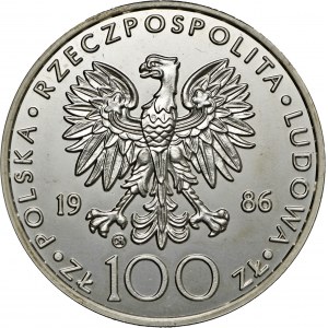 100 zł, 1986, Valcambi?, Jan Paweł II, Ag