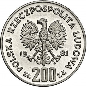 200 zł, 1981, PRÓBA, NIKIEL