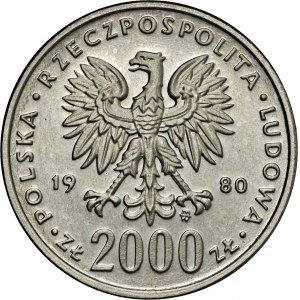 2000 zł, 1980, PRÓBA, NIKIEL