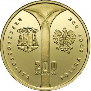 200 złotych, 2001, Kardynał Stefan Wyszyński, Au
