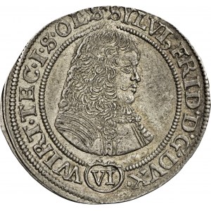 6 krajcarów 1674, Oleśnica, SYLWIUSZ FRYDERYK 