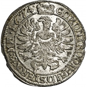 6 krajcarów 1674, Oleśnica, SYLWIUSZ FRYDERYK