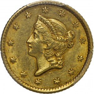 1 dolar, 1852, Au