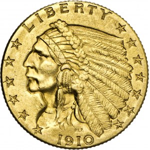 2 ½ dolara, 1910, Au