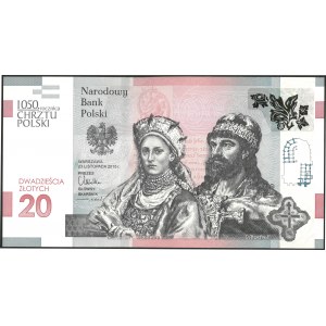 20 złotych (1050. rocznica chrztu Polski), 23 listopada 2015
