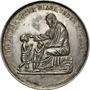 1885, medal chrzestny, Józef Majnert? 
