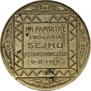 1920, Na pamiątkę zwołania Sejmu Ustawodawczego 1919
