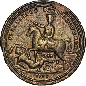 1758, Fryderyk II król Prus/ Regina in grata