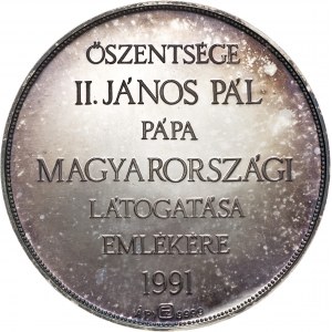 Węgry, 1991, Wiztyta Jana Pawła II, Ag