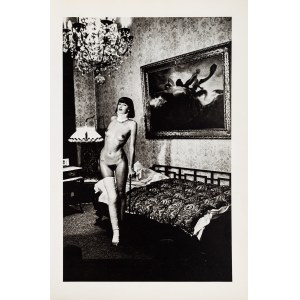 Helmut Newton, Jenny Kapitan-Pension Dorian, Berlin 1977 z teki ''Special Collection 24 photos lithographs'', 1979