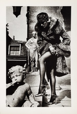 Helmut Newton, Fashion Photograph, Paris.1976 z teki ''Special Collection 24 photos lithographs'', 1979