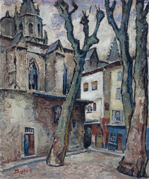 Mela Muter (1876 Warszawa - 1967 Paryż), Widok na Bazylikę Św. Piotra w Awinionie