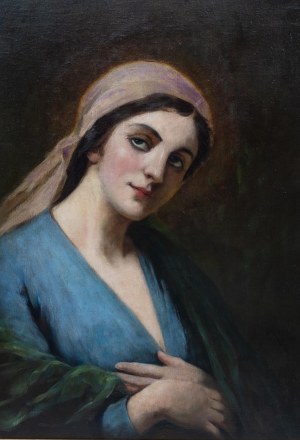 Mieczysław Reyzner (1861 Lwów - 1941 tamże), Portret kobiety
