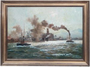 John Gleich (1879 Memel - ?), Port w Hamburgu