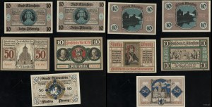Prusy Wschodnie, zestaw 5 banknotów, 1.04.1921